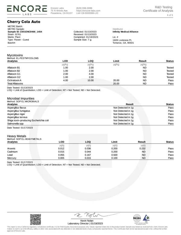Cherry Cola Auto THC  Fino a 28.1% - immagine 8